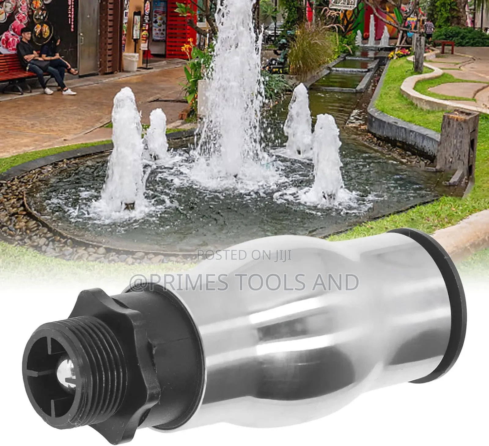 Fountain Nozzle, Stainless Steel Fountain