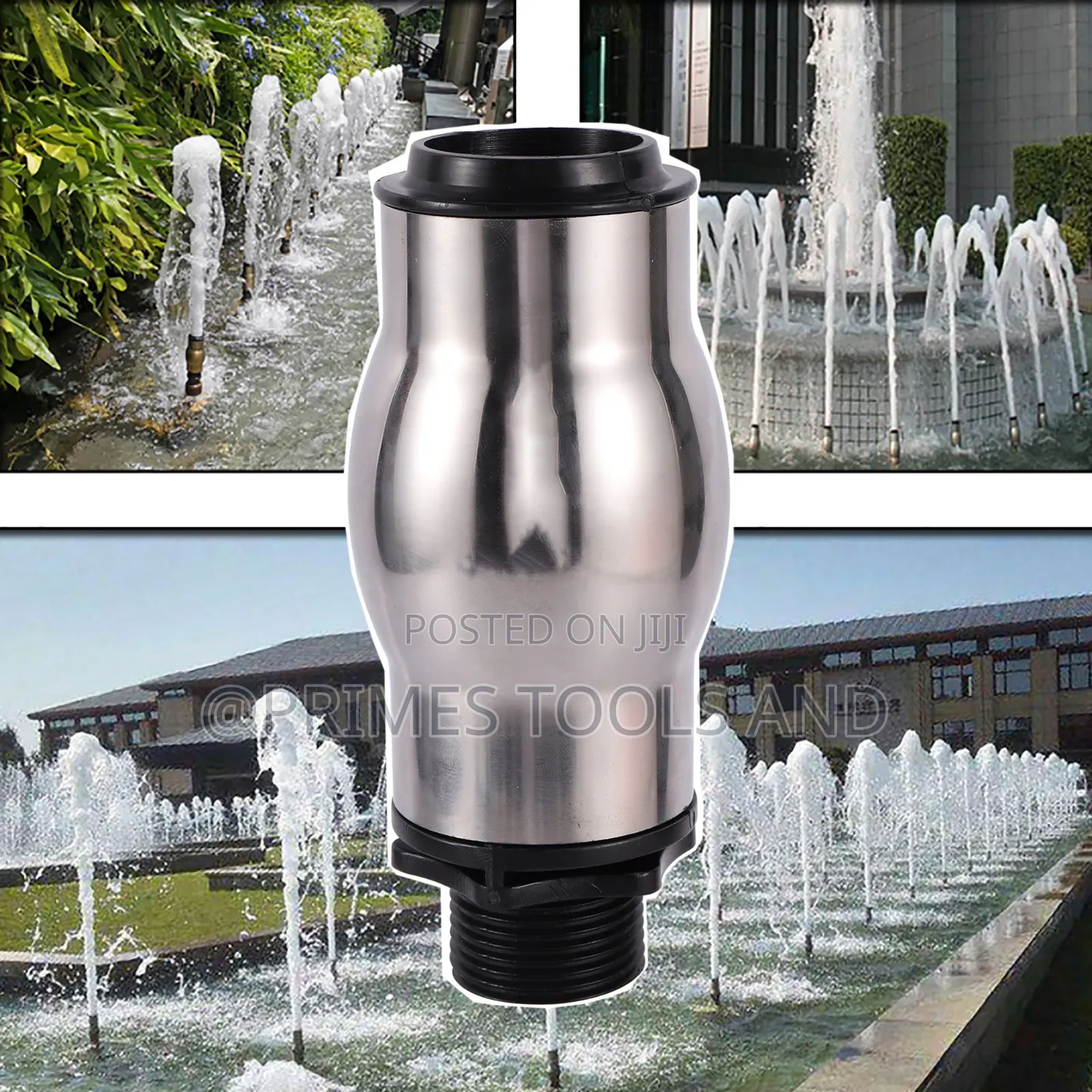 Fountain Nozzle, Stainless Steel Fountain