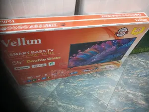 Vellum 55inch Tv Smart New 20 25 Model Double Glass Ledtv Full Hd