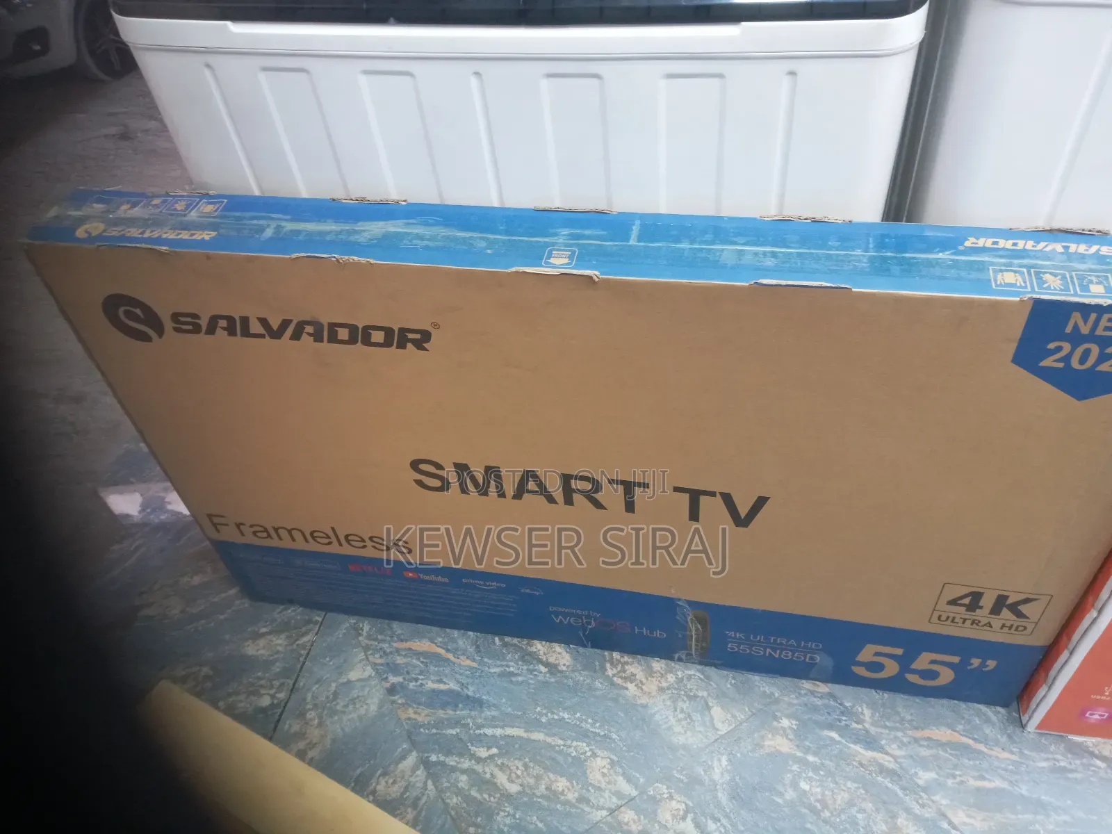 Salvador 55inch Tv Smart Android Qled Frameless Screen