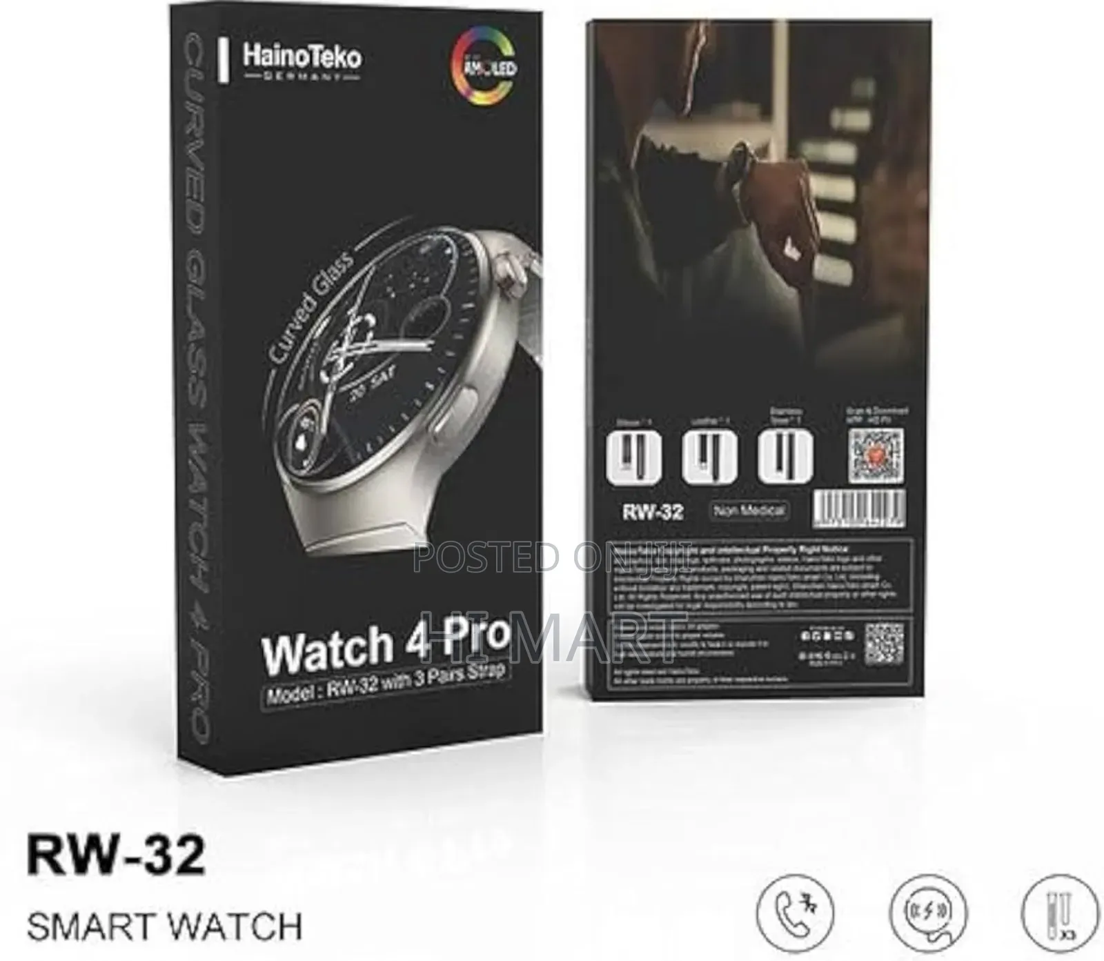 Hainoteko Watch 4 Pro High Quality Smart Watch