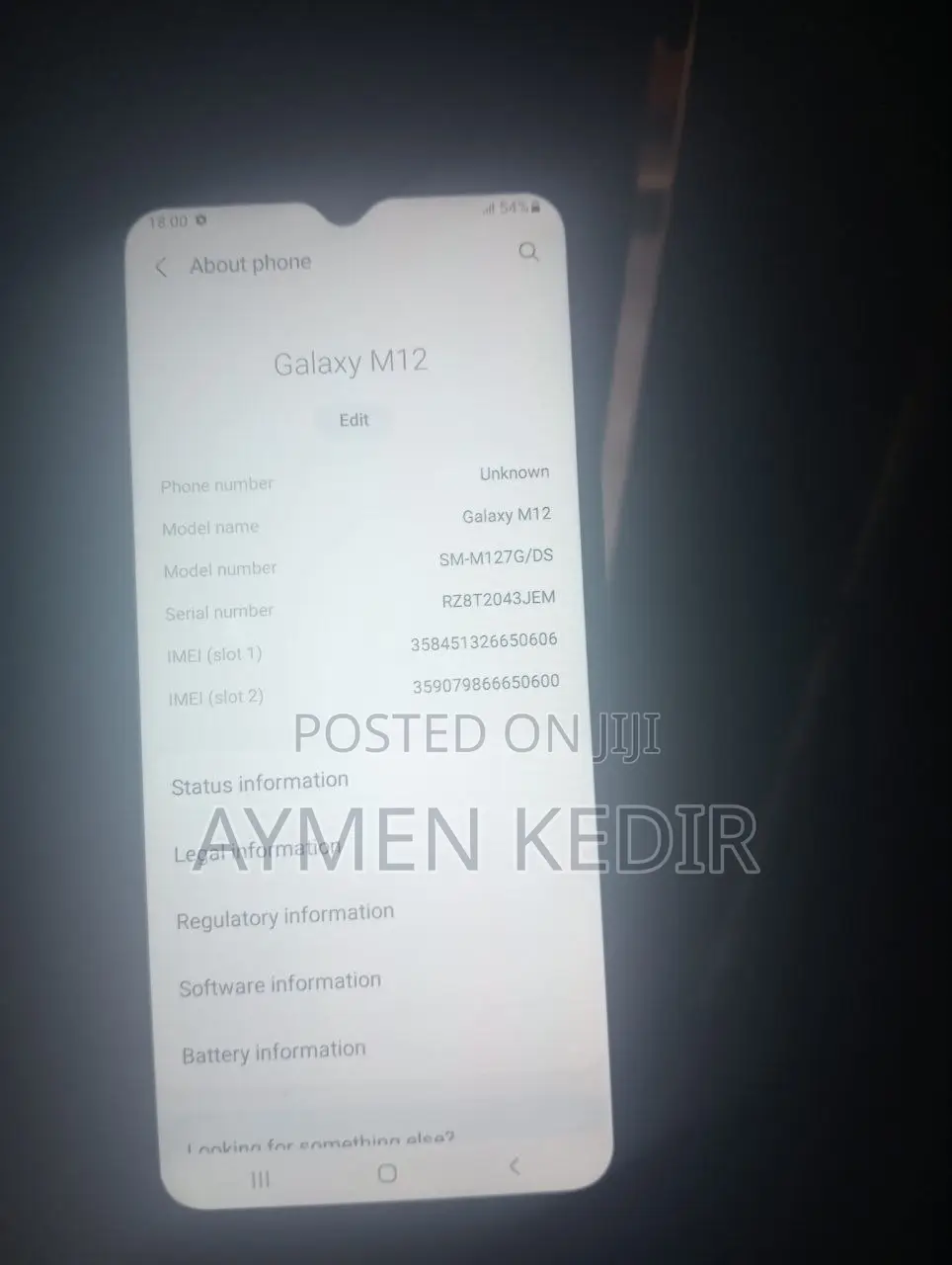 Samsung Galaxy M12 128 GB Black