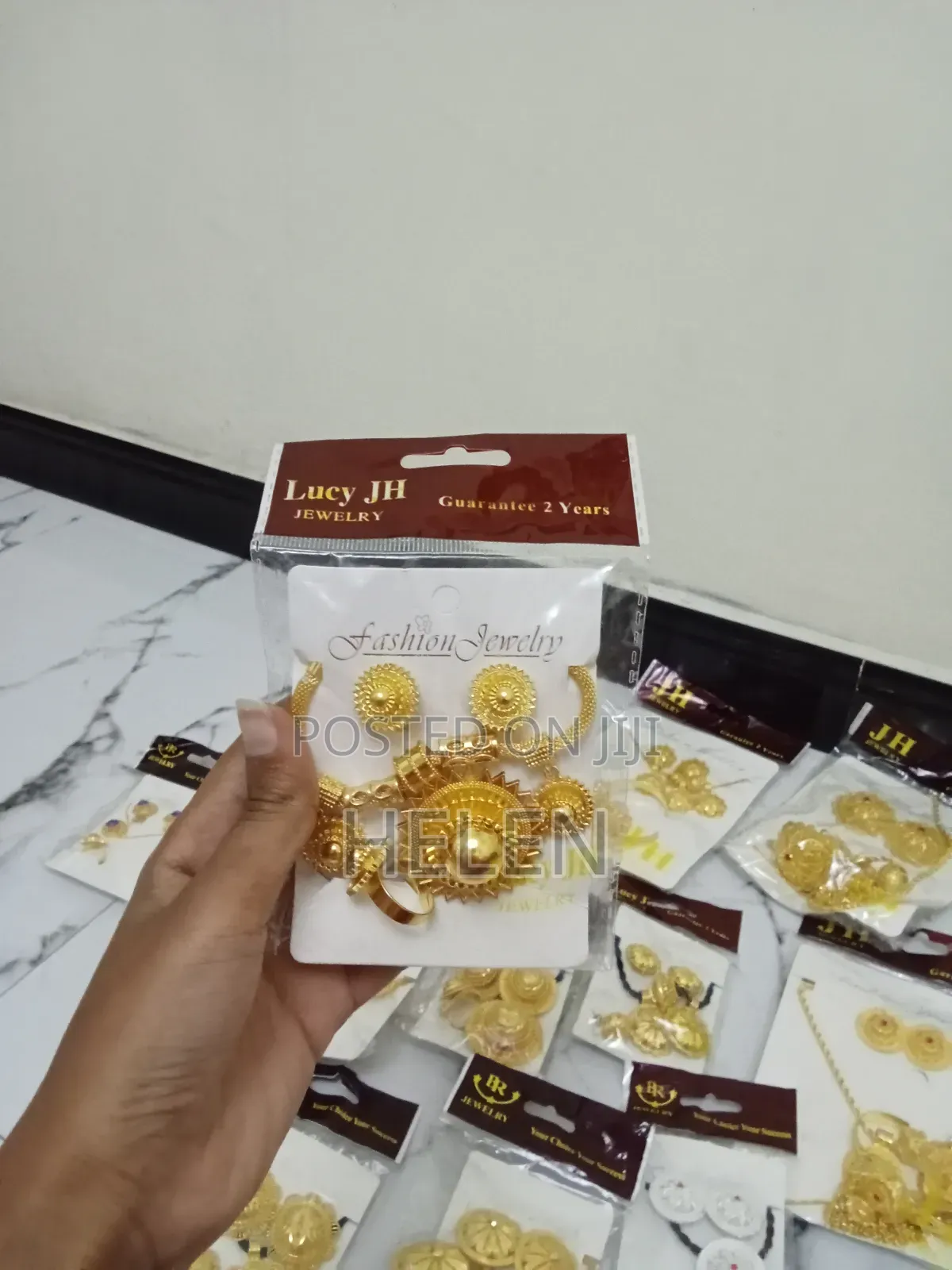 Golden Jewelry Set