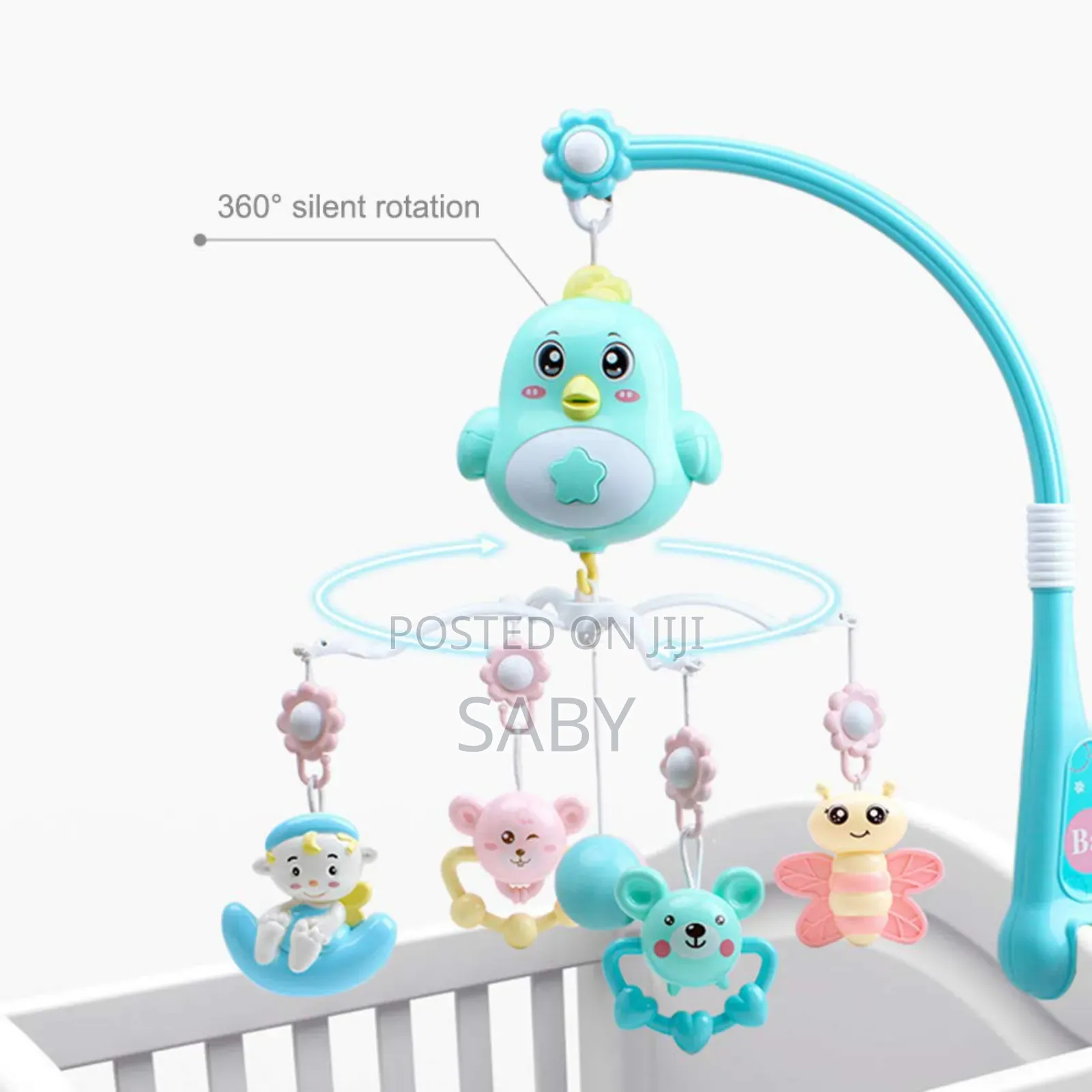 Musical Toys Sleep Bed Bell Kid Crib Cot Song Star Projector