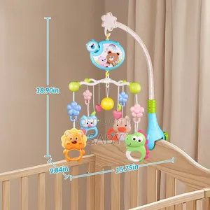 Musical Toys Sleep Bed Bell Kid Crib Cot Song Star Projector