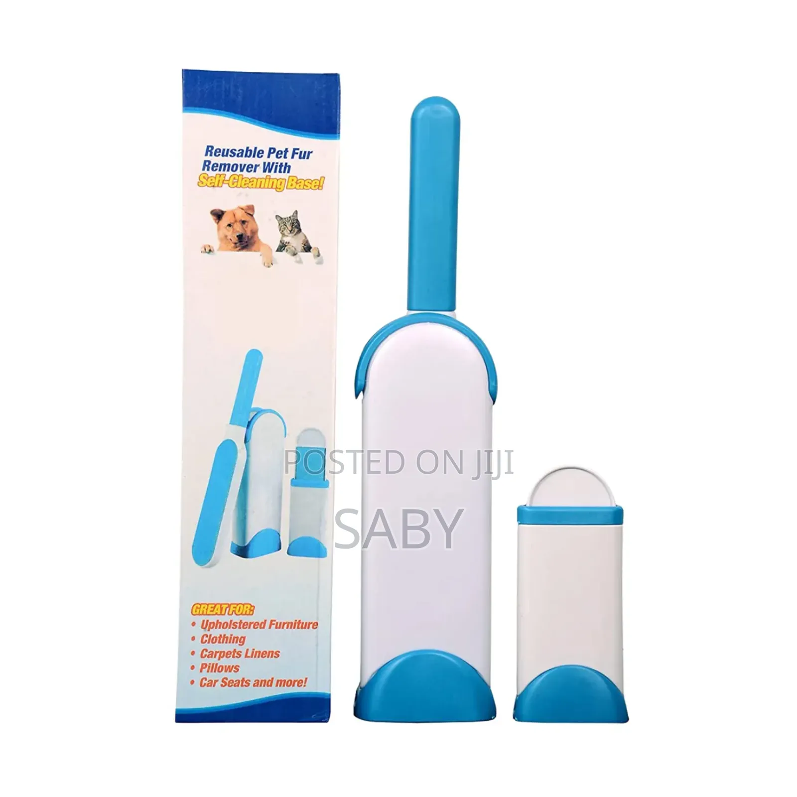 Reusable Pet Fur Remover With Self-Cleaning Basel