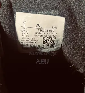 Jordan 3 Black Cat Orignal Brand