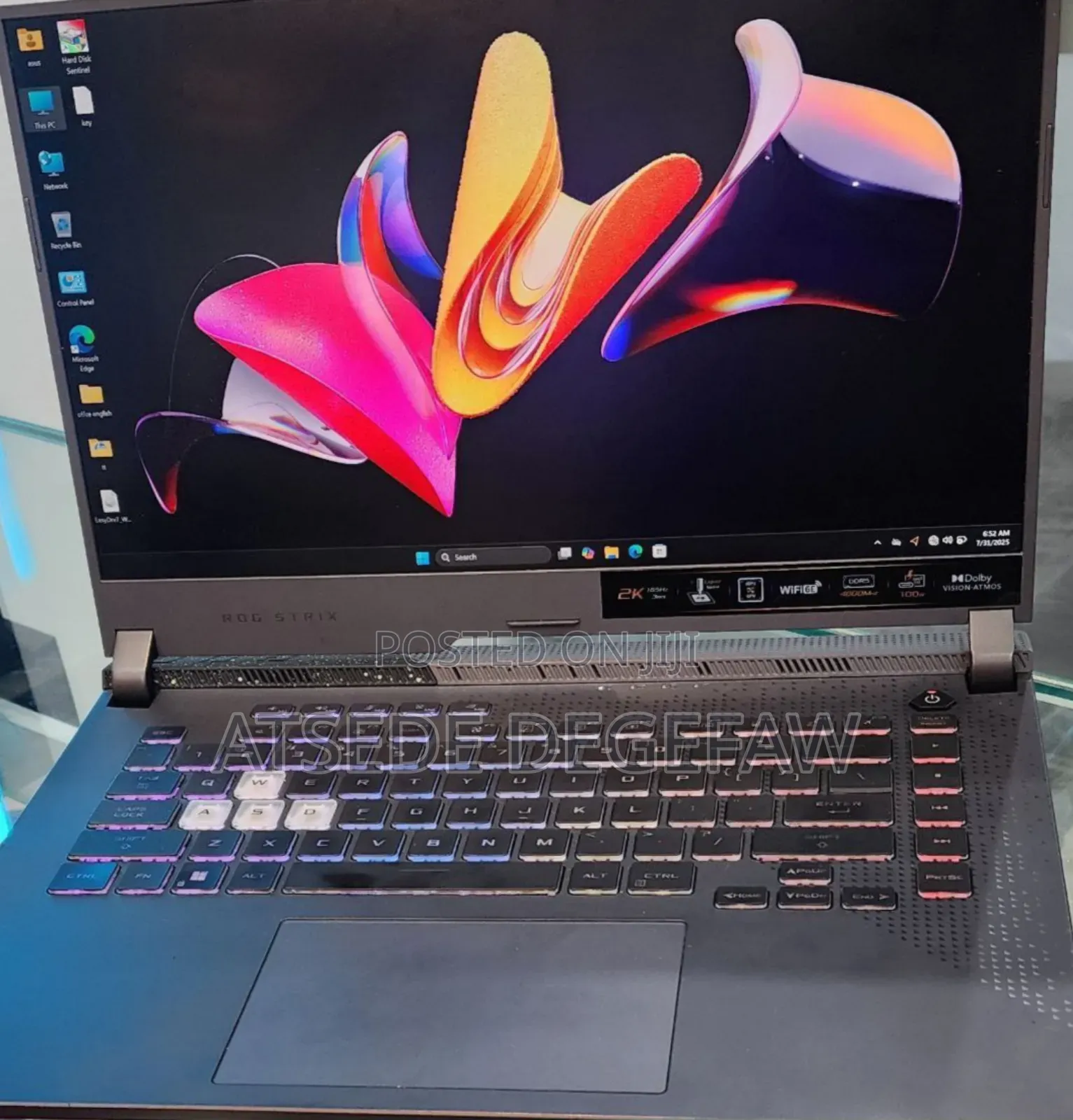 New Laptop Asus ROG Strix G16 G614 16GB AMD Ryzen 7 HDD 512GB