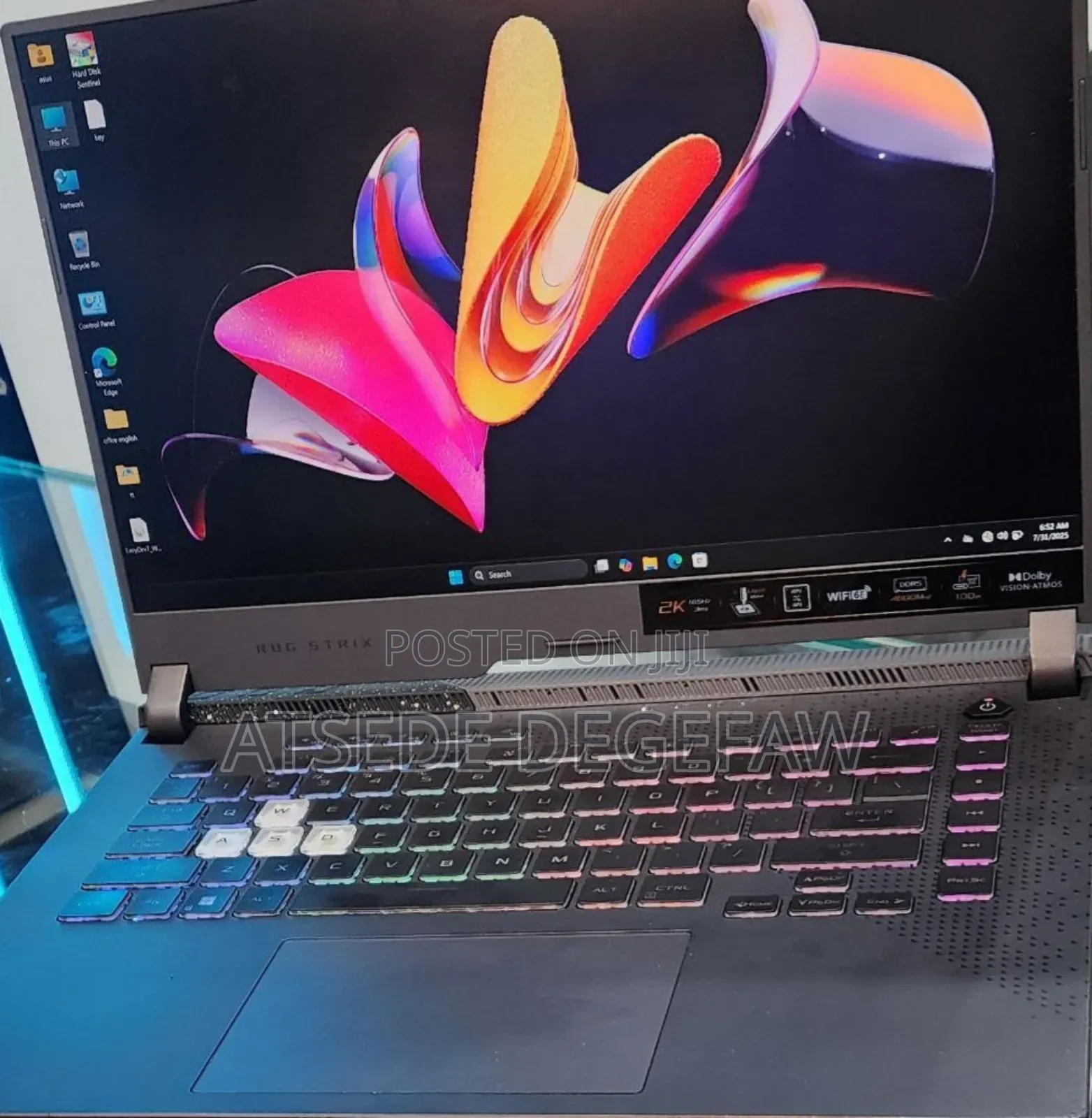 New Laptop Asus ROG Strix G16 G614 16GB AMD Ryzen 7 HDD 512GB