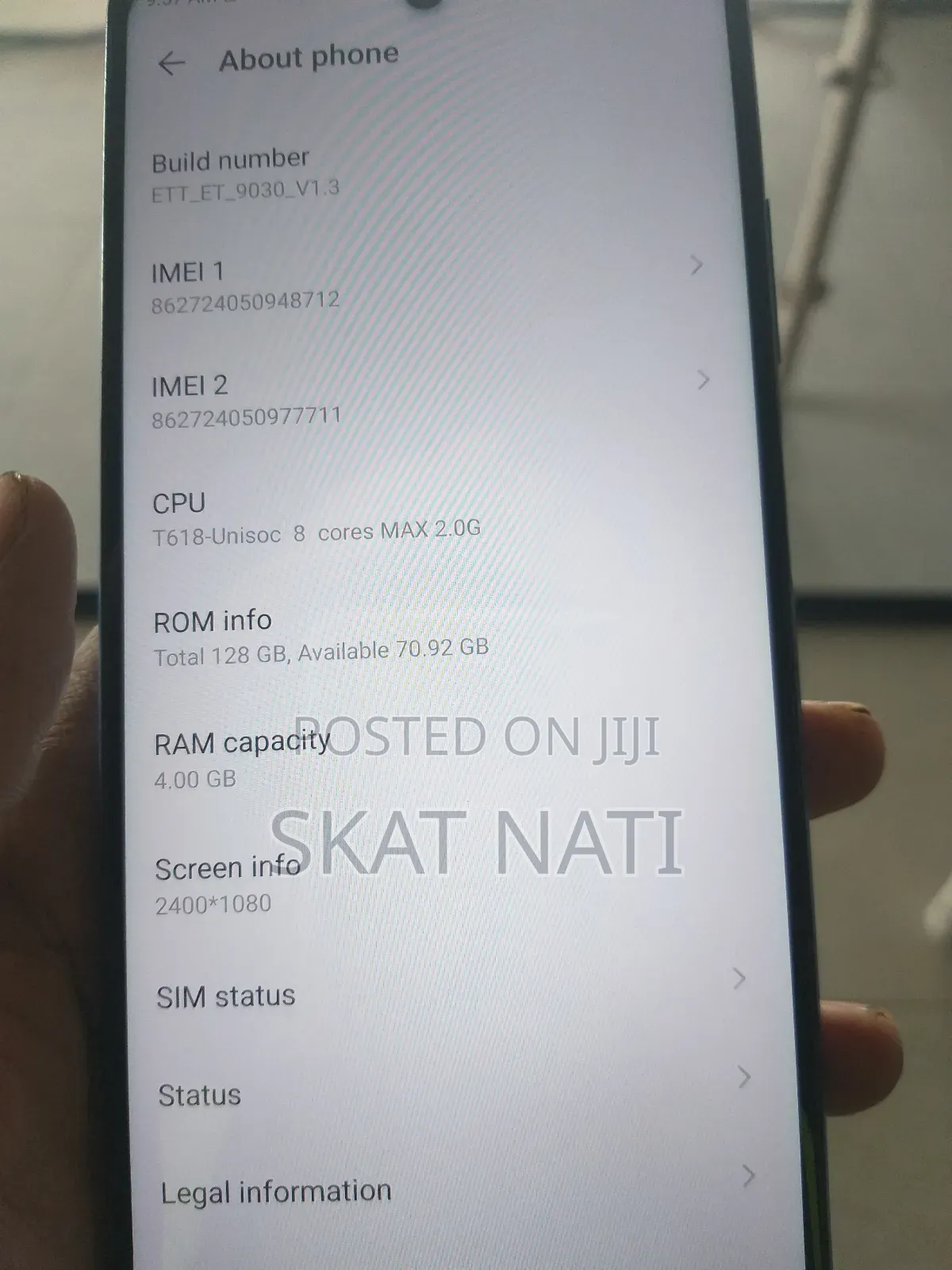 New ZTE Blade V30 128 GB Blue