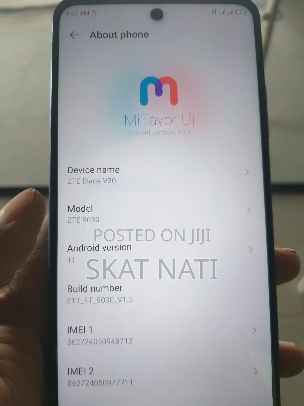 New ZTE Blade V30 128 GB Blue