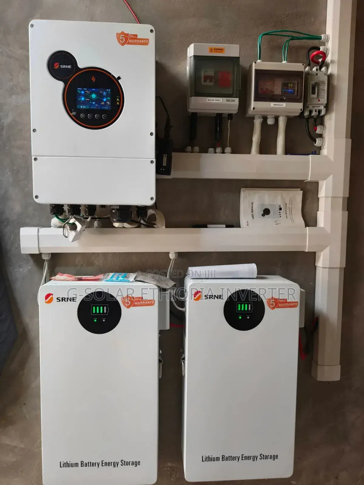 Srne 10kw Complete Solar System, Solar Panels, Battery and Inverter