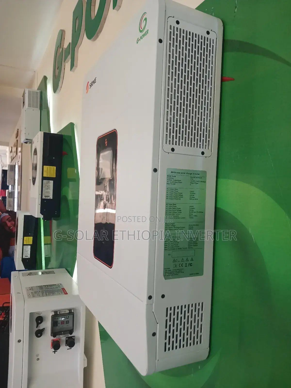 Srne 10kw Complete Solar System, Solar Panels, Battery and Inverter