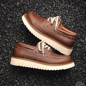 Mens Brown Leather Shoe Classic