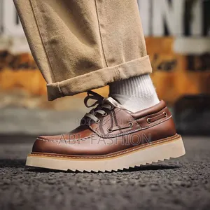 Mens Brown Leather Shoe Classic