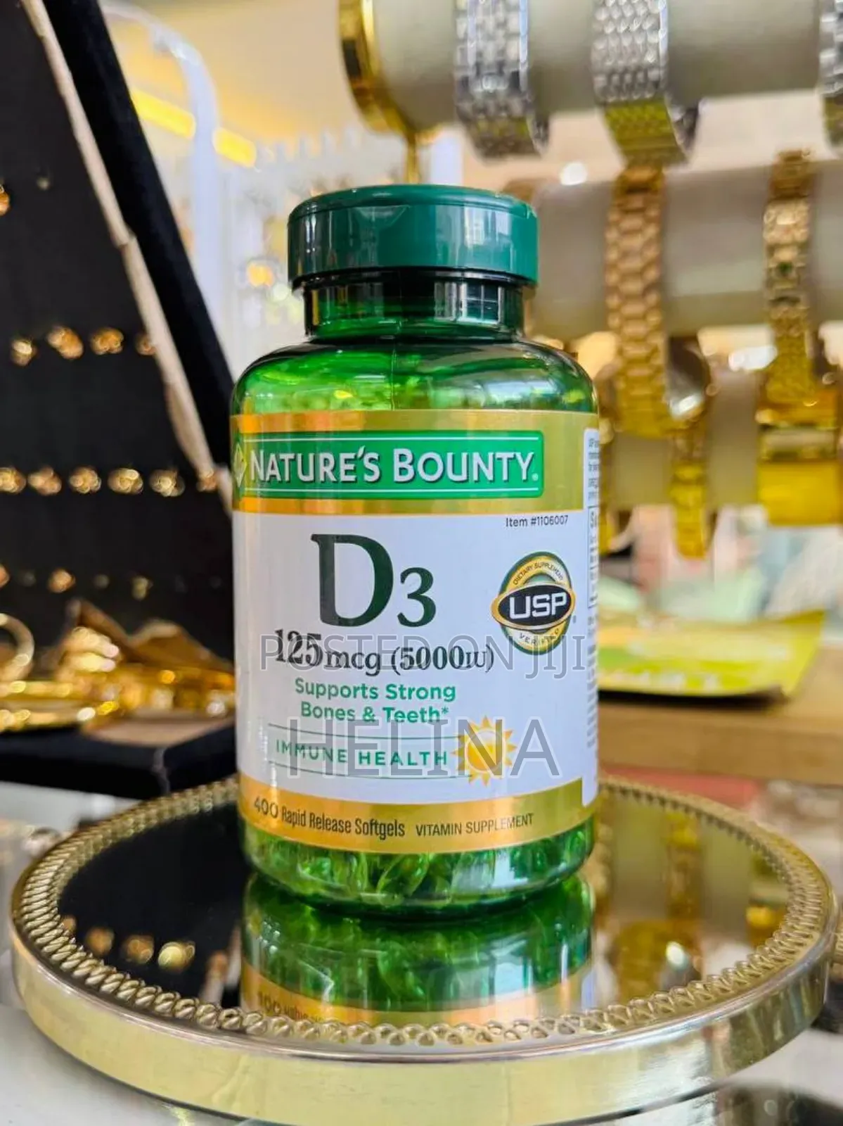 Nature's Bounty Vitamin D3 5000iu 400 Softgels Original From Usa