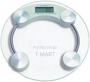 Digital Glass Electronic Personal Scale With 180kg Capacity