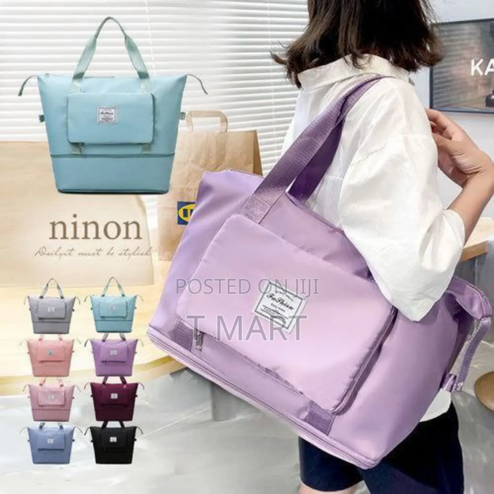 Foldable High Capacity Travel Bags Smart Bag