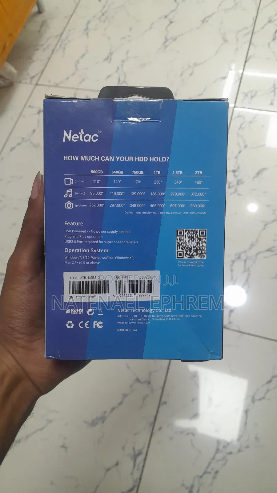 Netac 2tb HDD