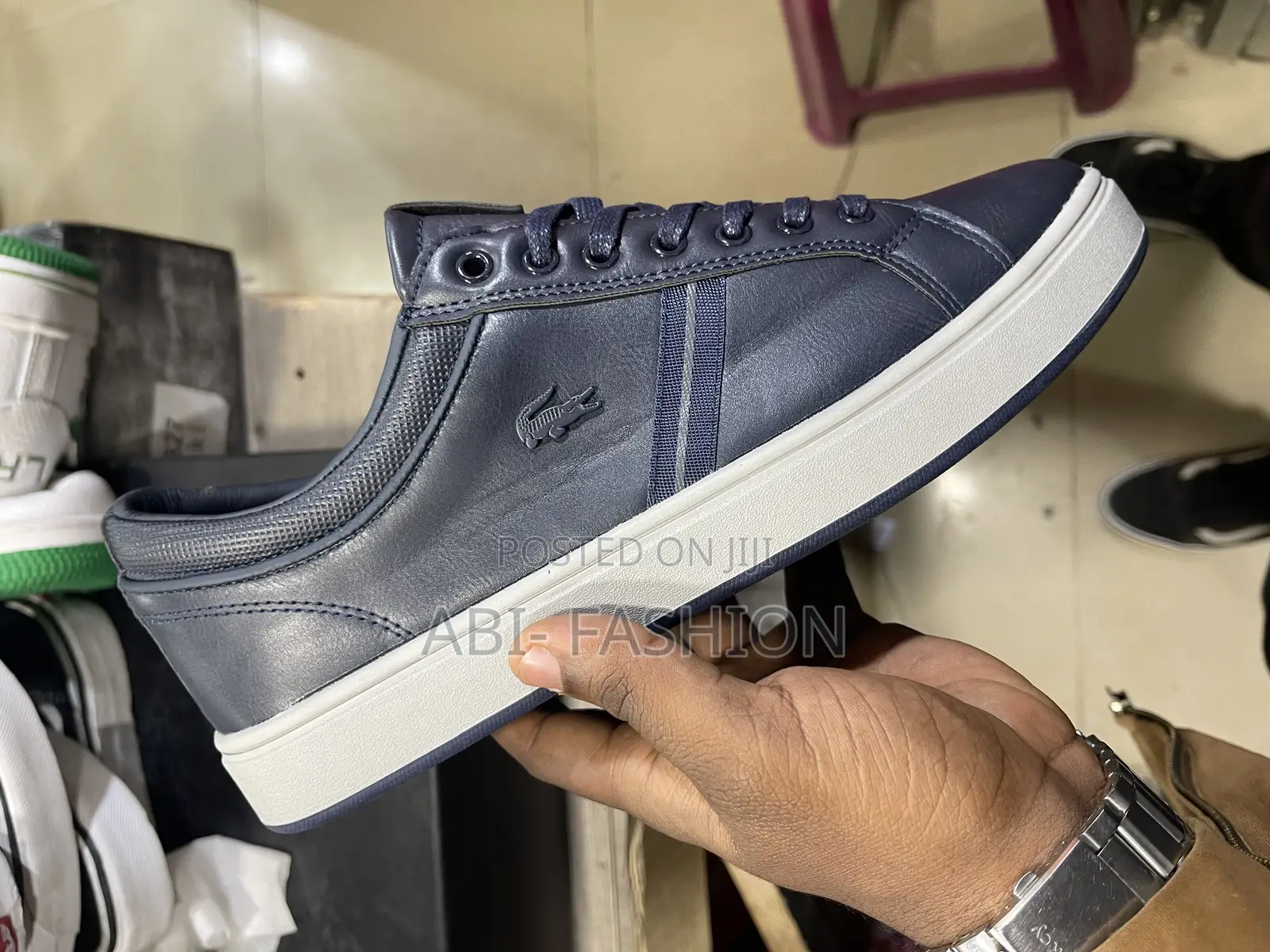 Lacoste Men's Straightset Marine Blue Color