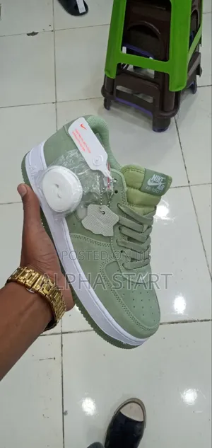 Nike Air Green High Master Quality Smooth Sneakers