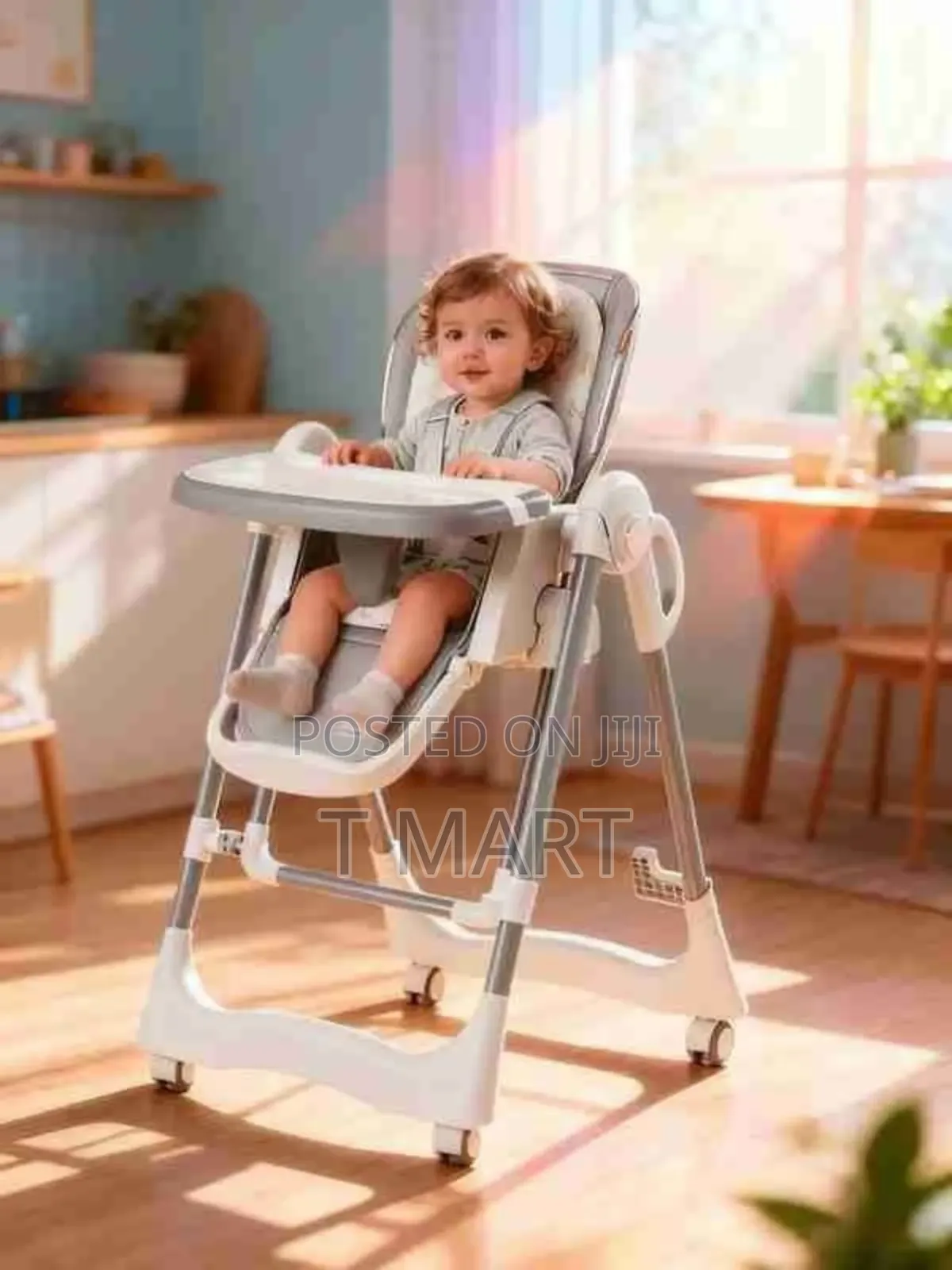 2-in-1 Baby High Chair Swing Comfort for Baby