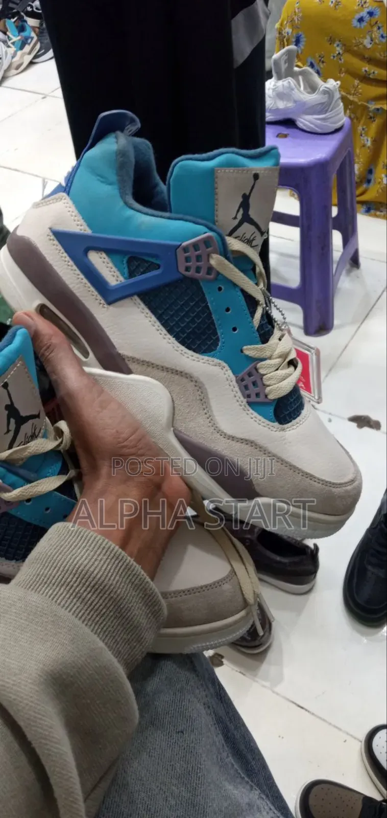 Jordan 4 Retro High Master Quality Smooth Sneakers