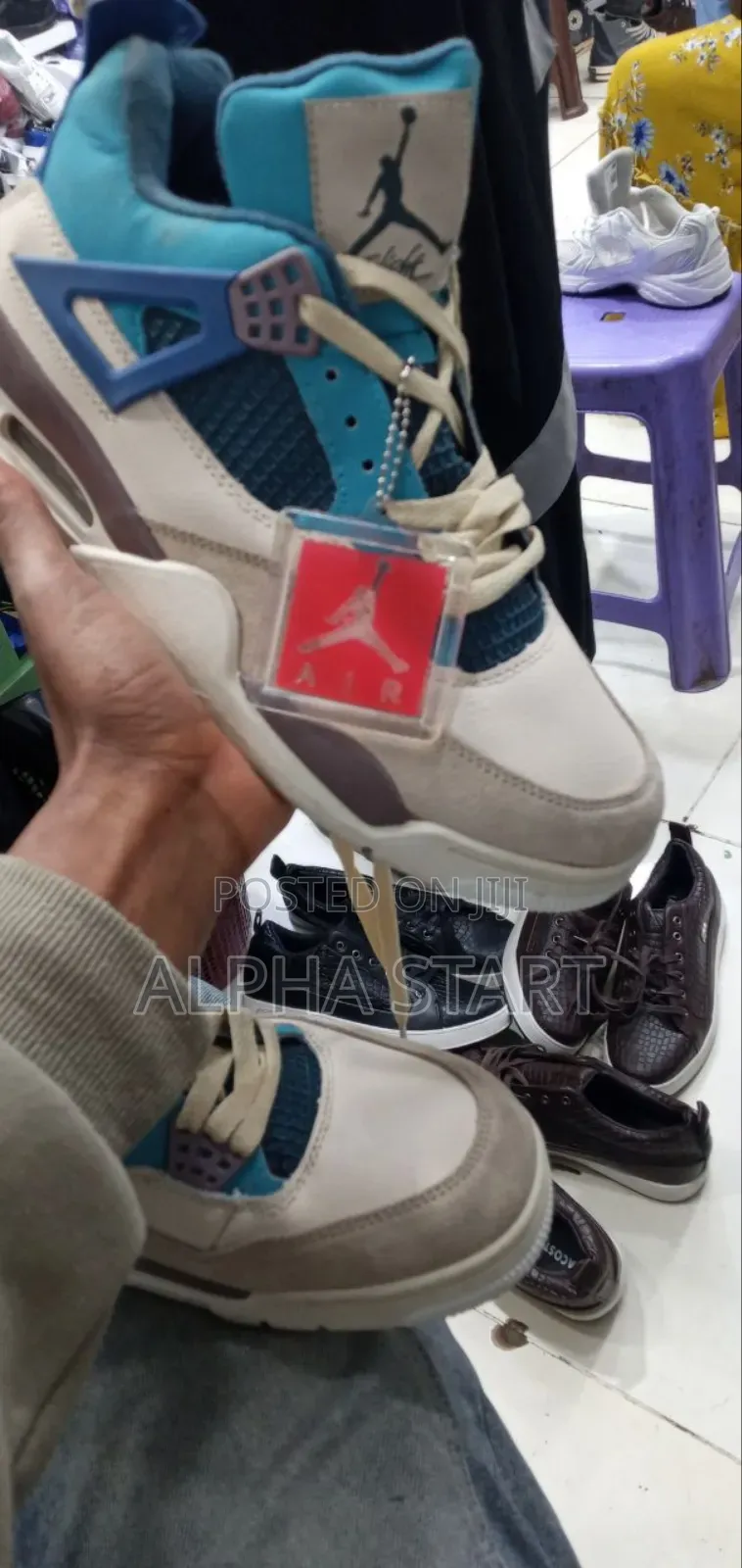 Jordan 4 Retro High Master Quality Smooth Sneakers