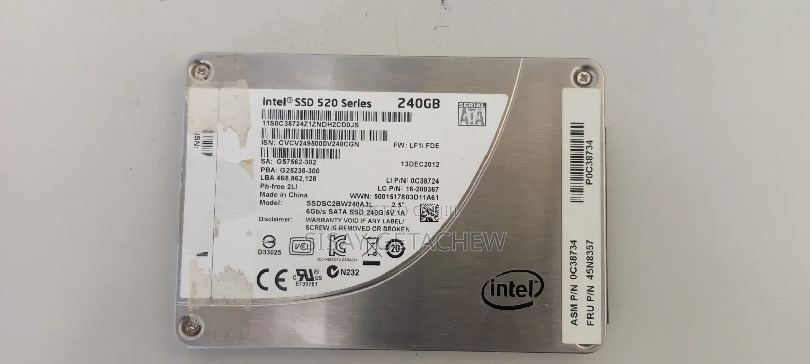 Intel Sata SSD