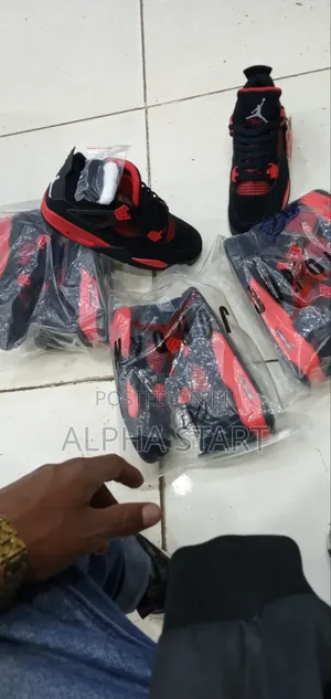 Air Jordan 4 Reteo Black Red High Master Quality Made in Vietnam