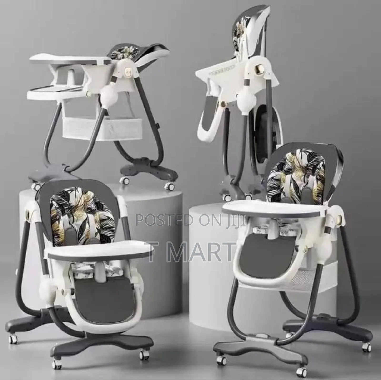 5 in 1 Multifunction Baby Feeding Chair Foldable High Chair