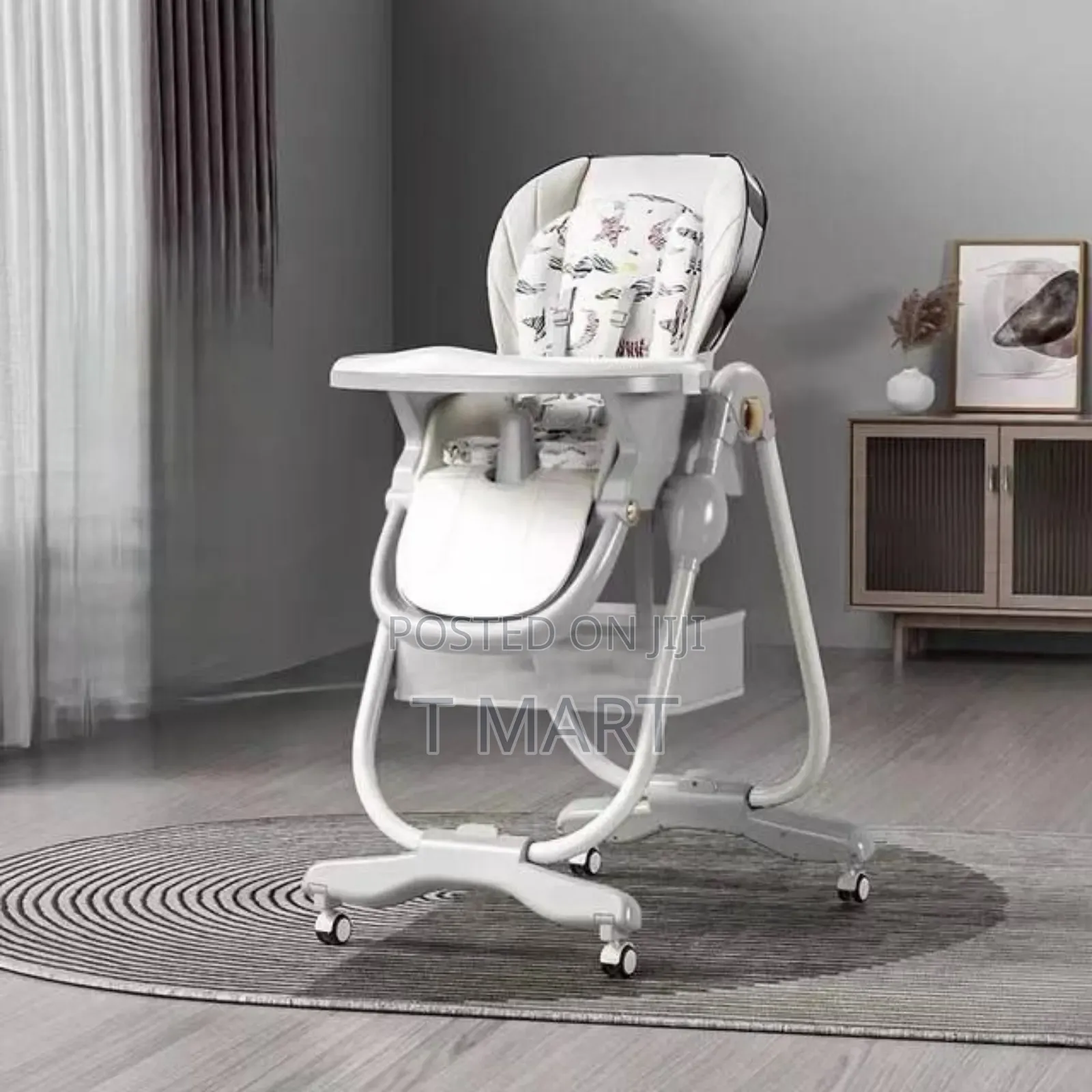 5 in 1 Multifunction Baby Feeding Chair Foldable High Chair