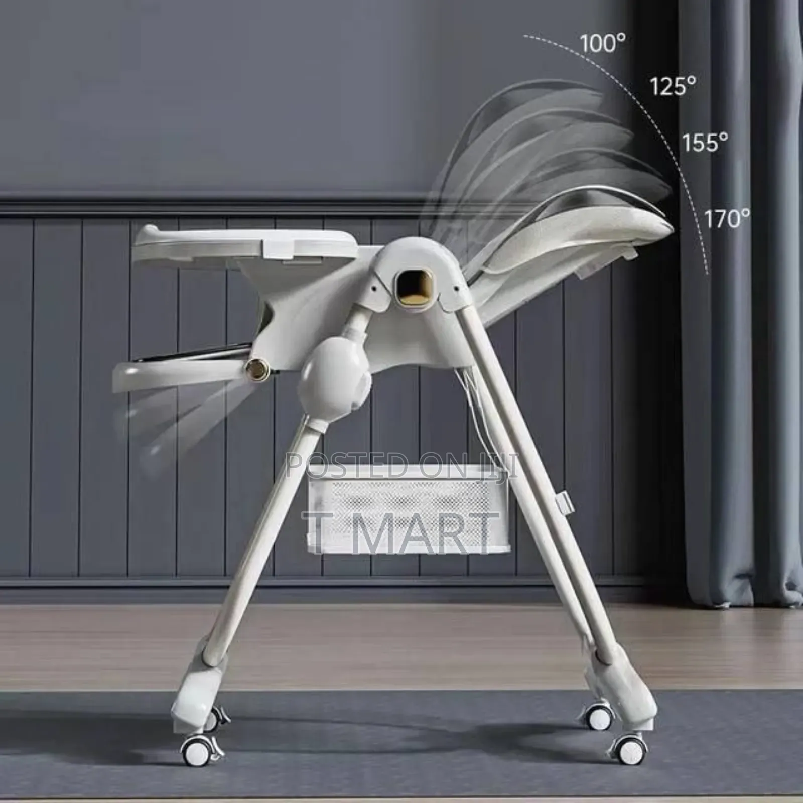 5 in 1 Multifunction Baby Feeding Chair Foldable High Chair