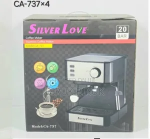 Silver Love Espresso Coffee Maker