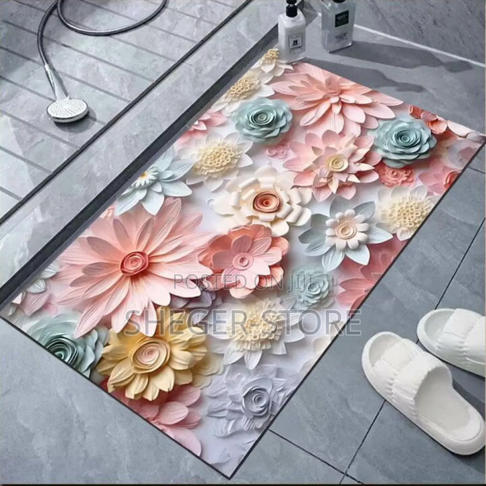 Exotic Look Super Absorbant Bathroom Rugs