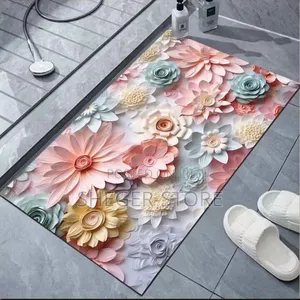 Exotic Look Super Absorbant Bathroom Rugs