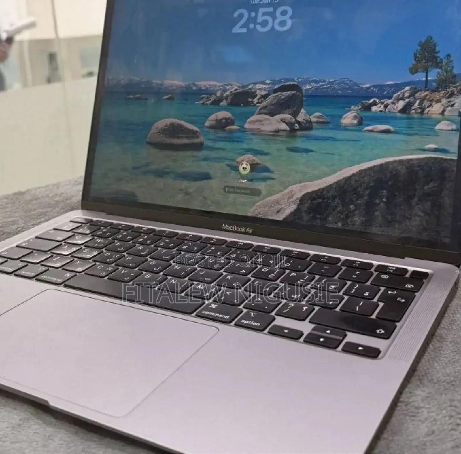 New Laptop Apple MacBook Air 2020 M1 8GB Apple M1 SSD 256GB