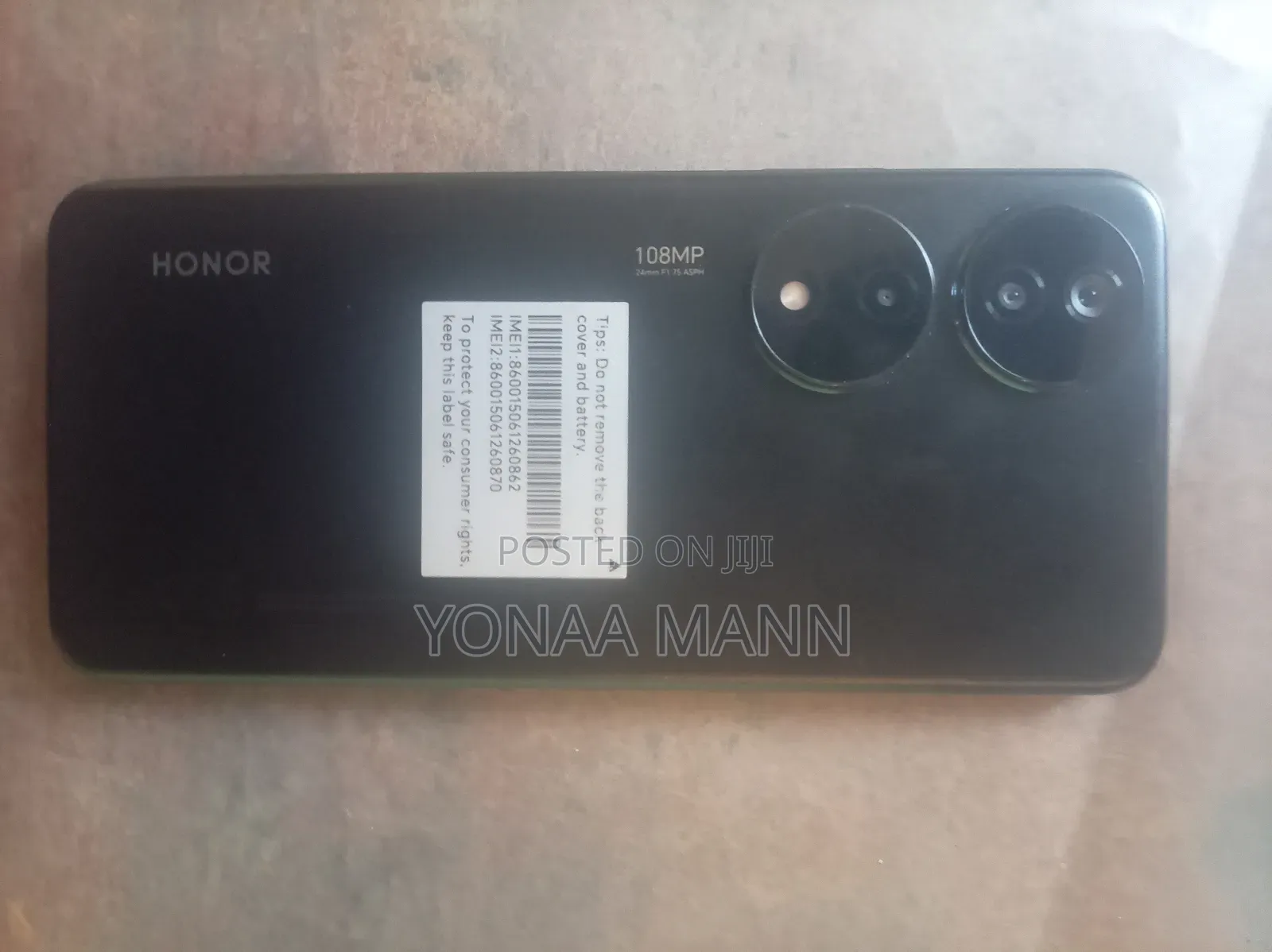 New Honor X7b 5G 256 GB Black