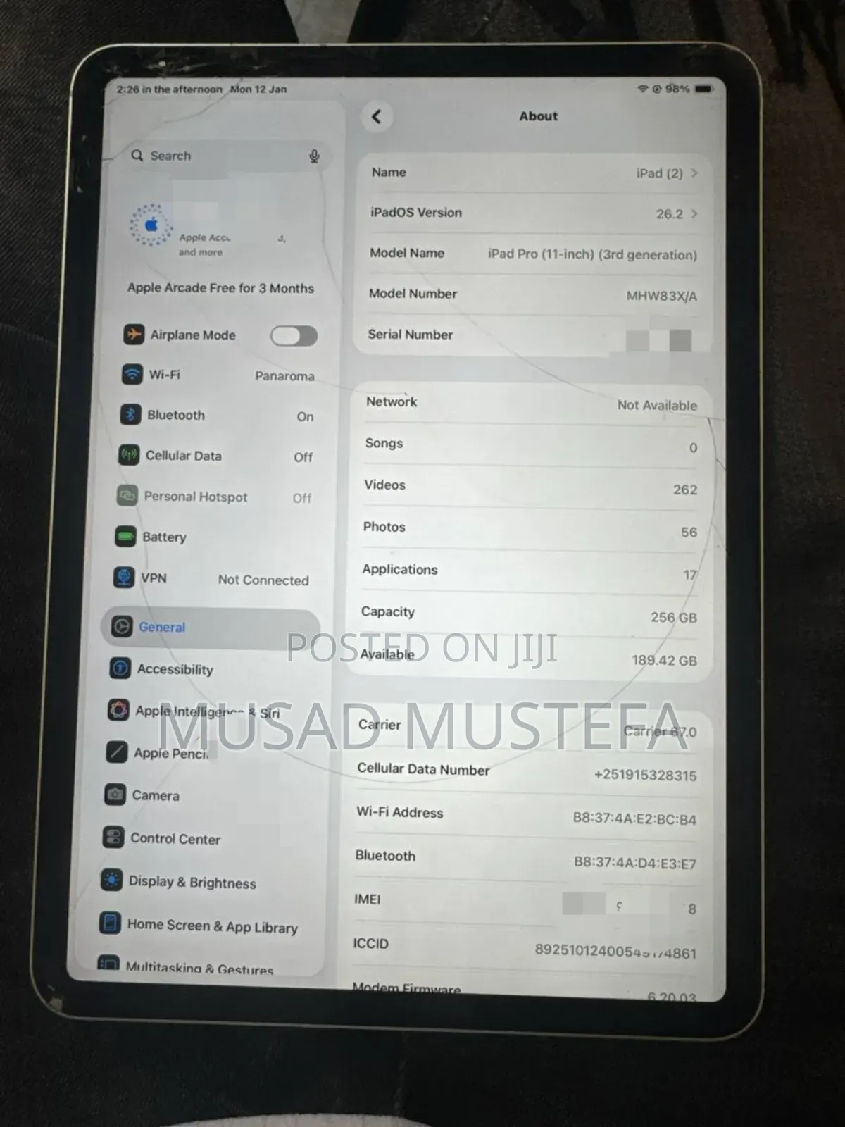 Apple iPad Pro 256 GB Silver