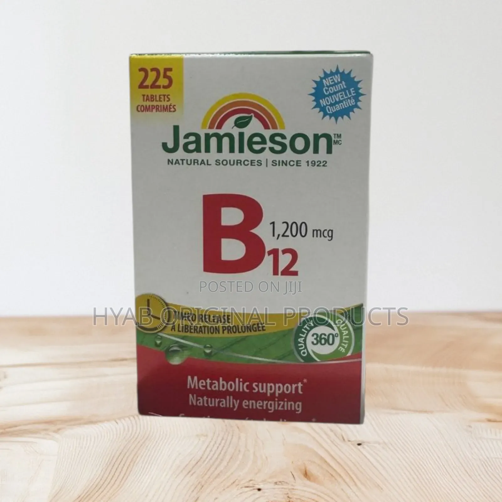 Jamieson Vitamin B12 1,200 Mcg , 225 Tablets