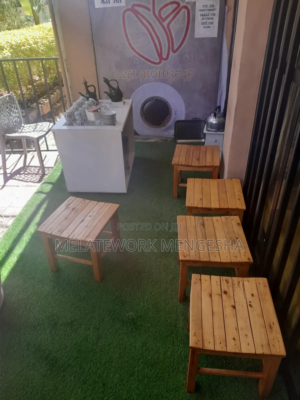 3ወር ብቻ ያገለገሉ የሽሮ ቤት እና የጀበና ቡና እቃዎች