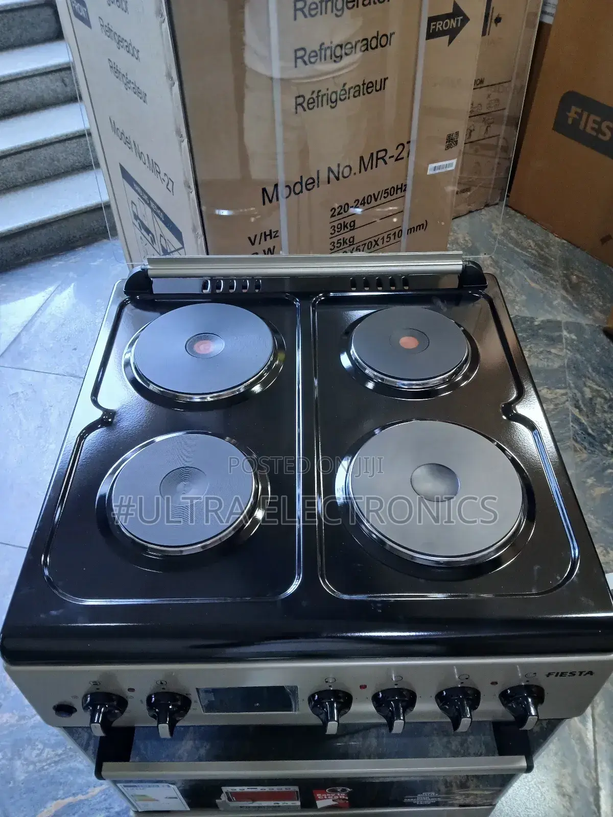 Fiesta 4 Electric Cooker. It Has a 60/60capacity Electric Oven,