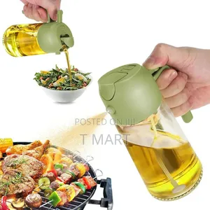 2in1 Oil Spary and Dispenser Bottle
