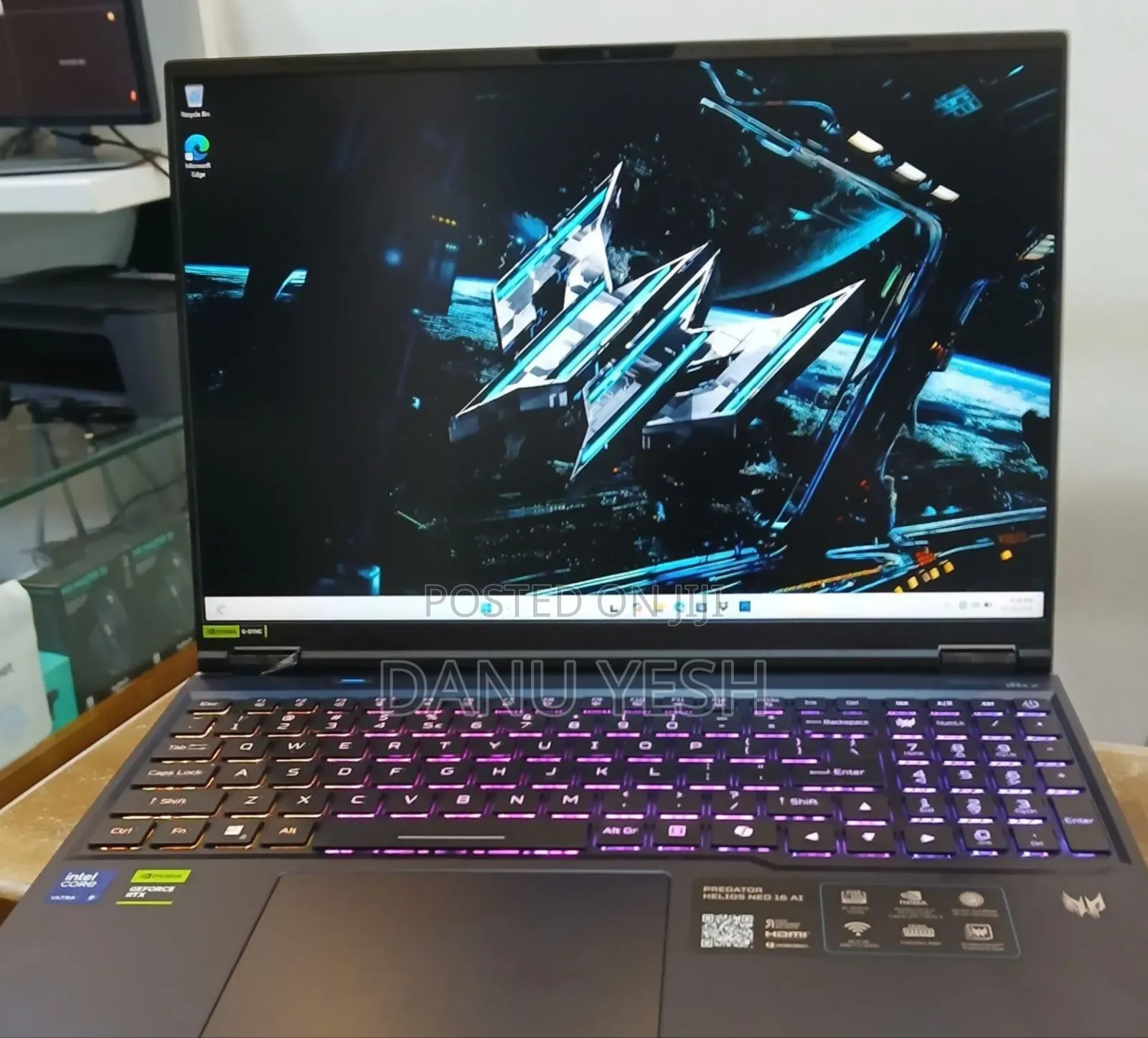 New Laptop Acer Predator Helios Neo 16 32GB Intel Core Ultra 9 SSD 1T