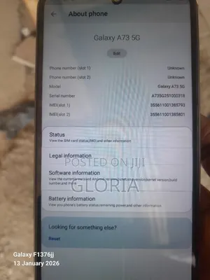 New Samsung Galaxy A73 5G 256 GB Silver