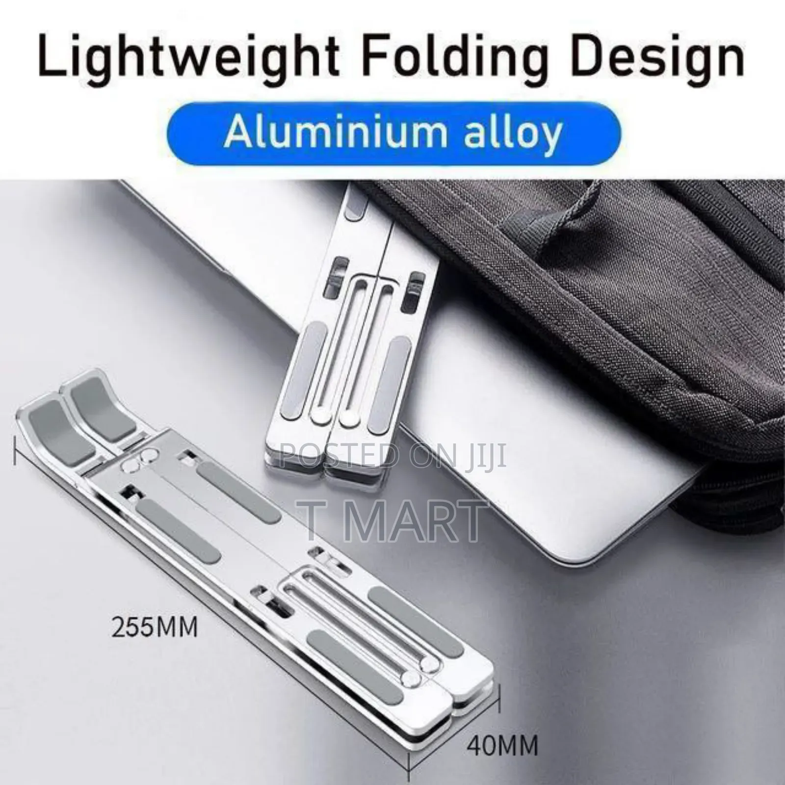 Foldable Height Adjustable Metal Frame Laptop Stand