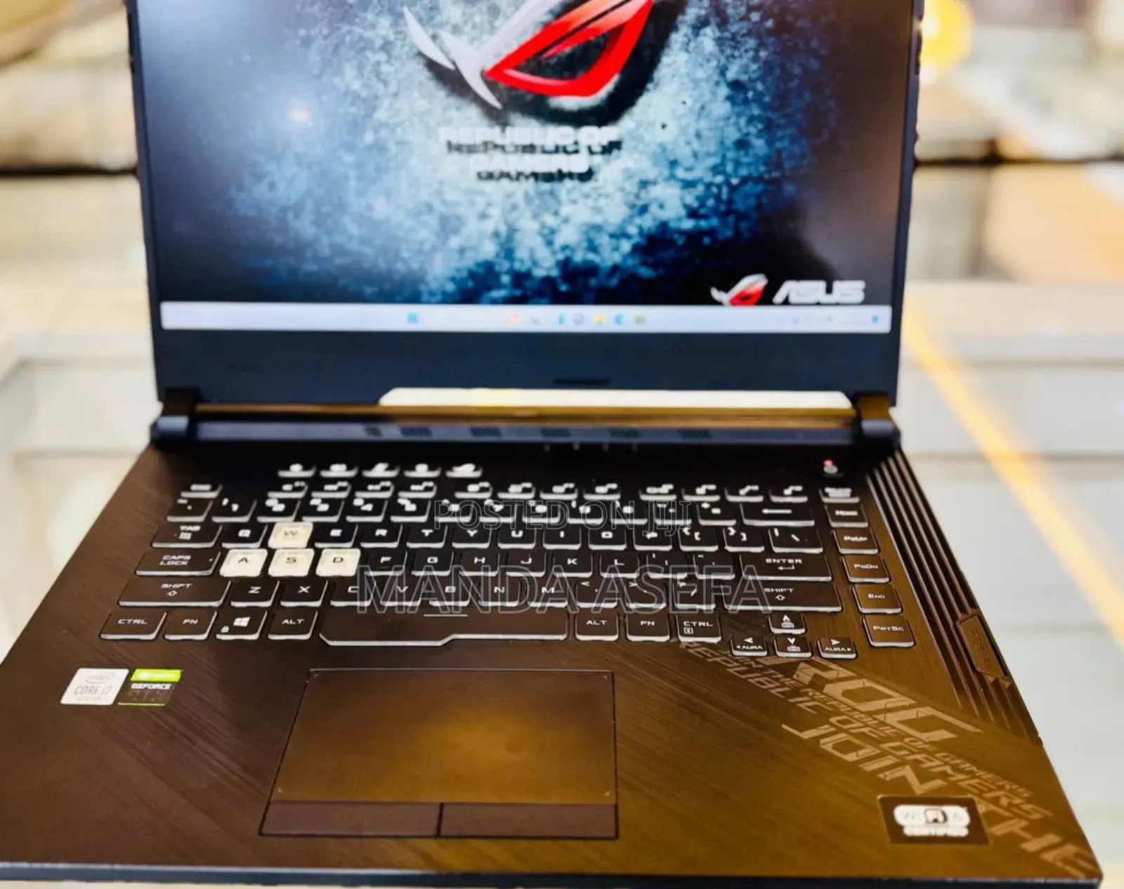New Laptop Asus ROG Strix G15 16GB Intel Core I7 SSD 512GB