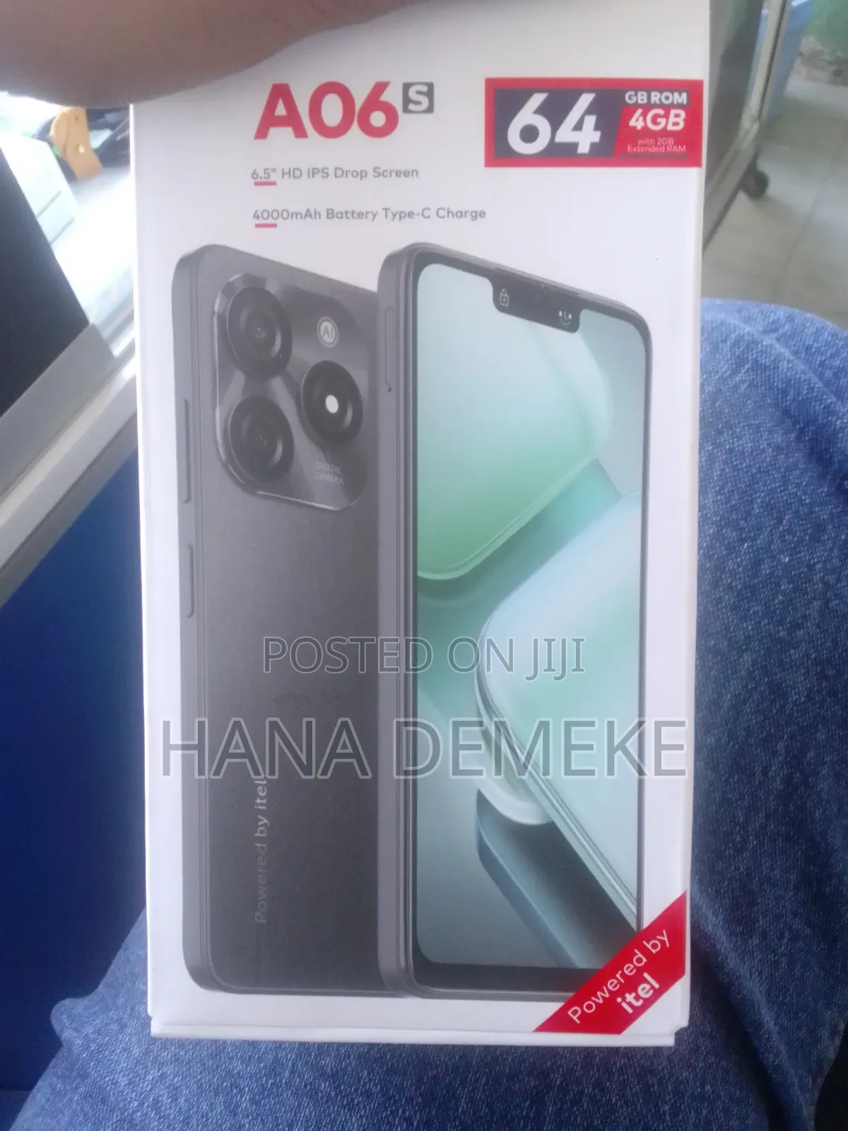 New Itel A06 64 GB Black