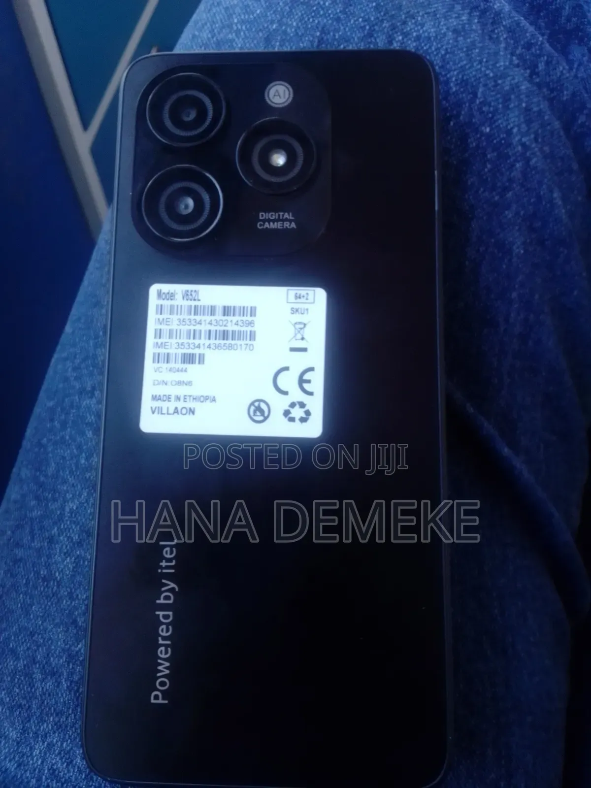 New Itel A06 64 GB Black