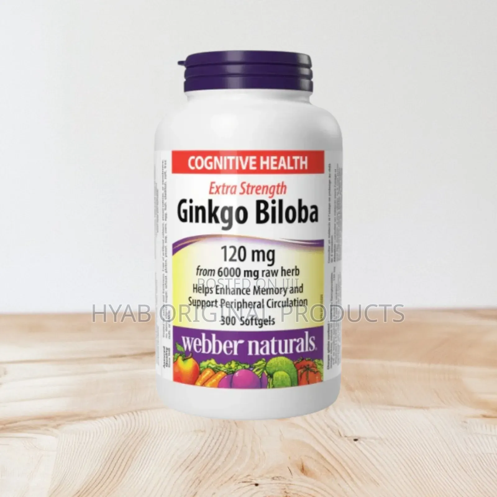 Webber Naturals Ginkgo Biloba 50:1 Extract,120mg 300 Softgels Price